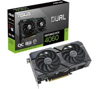 ASFASFq-ASUS DUAL NVIDIA GeForce RTX 4060 OC Edition ¿ Carte graphique (8GB GDDR6X, PCIe 4.0, DLSS 3, HDMI 2.1a, DisplayPort 1.4a, 2.5 slot, Ventilateurs axiaux à double roulement à billes, technolog