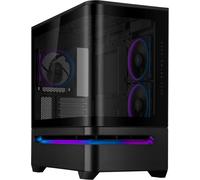 ASFASFq-ASUS Prime AP202 ARGB (Noir) ¿ Boîtier PC mATX (Verre incurvé trempé, Prend en Charge Les Cartes Graphiques jusqu'à 420 mm, radiateurs de 360 ¿¿mm de Long, 3 Ventilateurs ARGB intégrés)