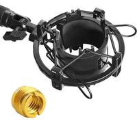 ASFASFq-AT2020 Suspension - Le Shock mount réduit le bruit de vibration et améliore la qualité d'enregistrement pour Audio Technica AT2020 AT2020USB + AT2035 ATR2500 Micro à condensateur par