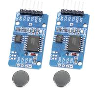 ASFASFq-AT24C32 High Precision Clock Module RUIZHI 2 pièces Real Time Clock RTC I2C Compatible avec, Horloge en Temps Réel avec Batterie RTC I2C Compatible avec Arduino