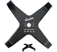ASFASFq-Avalon - Disque incurvé à 4 Pointes pour débroussailleuse (300 x 4,0 mm) Lame pour Couper principalement Les ronces