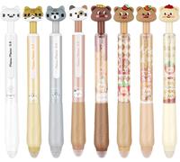 Asfasfq-Ayesy Stylos À Encre Gel Effaçable, 8 Pièces 0.5 Mm Stylo Gel Kawaii Animaux Motif Animal Stylos À Bille Thermosensible Encre Gels Effaçable Panda Espace Chat Ours Fraise Pour Enfant Etudiant