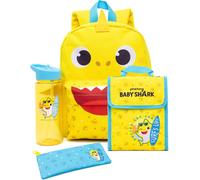 Asfasfq-Baby Shark Sac À Dos Set Toddlers Nursery Boîte À Lunch Boîte À Lunch 4 Pièces