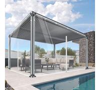 ASFASFq-Bâche transparente en PVC 420 g/m² avec ?illets et fermeture éclair, bâche imperméable, protection contre le vent et la pluie, pour pavillon, abris de voiture, balcons, terrasses (2 x 3 m)