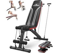 Asfasfq-Banc De Musculation Réglable Pour La Salle De Sport À Domicile, 15 Degrés, Banc De Musculation Pliable Robuste Et Durable Pour Des Années D'entraînement