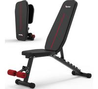 Asfasfq-Banc Musculation Pliable 9 Directions Réglables À 90° Verticalement Multifonctionnel Banc De Musculation Pour Un Entraînement Complet Du Corps Banc Abdominaux