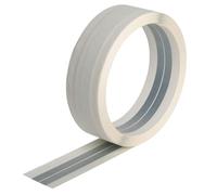 ASFASFq-Bande Armée pour Angles Sortants en Plaques de Plâtre - Finition Invisible - Papier & Acier - Rouleau 12,5 m