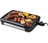 ASFASFq-Barbecue électrique portable [80% moins de fumée] Barbecue de table & extérieur (Grille antiadhésive compatible lave-vaisselle, bac à graisse, réglage de température) 25850-56