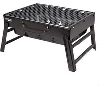 ASFASFq-Barbecue portable pliant rectangulaire noir 40x28x20 cm Aktive