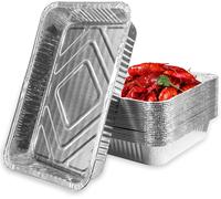 ASFASFq-Barquette Aluminium 30 Pièces Plat Aluminium Jetable 2200ml Barquette Alimentaire Jetable Plat Aluminium Sans Couvercle pour Barbecue la Cuisson Grillage Cuisine Restauration 31,5 x 20,5 x 5