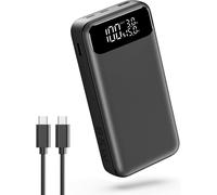 Asfasfq-Batterie Externe, 65w 20000mah Power Bank Charge Rapide 3 Ports, Chargeur Portable Pd3.0 Qc 4.0 Usb C Input & Output Compatible Avec Macbook Pro Surface Go Ipad Iphone Steam Deck