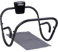 Asfasfq-Bauchtrainer Ab Roller, Bauchmuskeltrainer, Faltbar, Hxbxt: 66 X 70 X 70 Cm, Sixpack Fitness Trainer