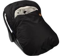 Asfasfq-Béaba, Chancelière Cosy/Siège Auto, Compatible Tous Sièges Groupe 0, 0-12 Mois, Imperméable, Coupe-Vent, Respirant, Tog 6, Double Polaire, Passage Harnais 3 Et 5 Points, Noire