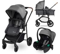 Asfasfq-Bebeconfort Haze Trio, Poussette 3 En 1, 0-4 Ans, 22 Kg Max, Assise 2-En-1, Poussette Réversible Et Légère, Siège Auto Bébé I-Size, Pliage Compact, Panier Spacieux, Tinted Stone