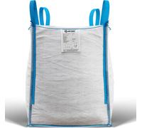 ASFASFq-Big Bag Sacs pour gravats, jardin ou bois de chauffage, 1 000 kg pour chantier, dimensions 85 x 85 x 90 cm ¿ Big Bags résistants et réutilisables pour déchets de jardin, bois, chantier, gravi