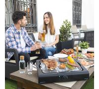 ASFASFq-big Barbecue de Table électrique PerfectSteak 4200 Way de 2400 W, Gril en Acier Inoxydable et Hauteur Ajustable sur 3 Niveaux, Noire