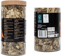 ASFASFq-Big Jeff Wood Chips Noyer 550 g Copeaux de bois de noyer 100 % naturel pour fumer dans barbecue, smoker et grill fumée intense pour bovin et chasse