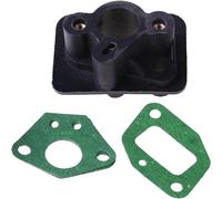 ASFASFq-BIlinli 2 pcs 40-5 43CC 52CC débroussailleuse collecteur d'admission Base de carburateur connecteur, Tuyau d'admission, Adaptateur carb