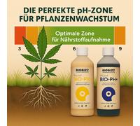 Asfasfq-Biobizz Bio Ph+ Plus 250 Ml + Ph- Minus 250 Ml - Ph-Lifter Engrais Pour Cultures D'intérieur Biobizz Engrais Ph Plus Liquid Lifting