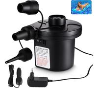 Asfasfq-Birshe Gonfleur Electrique, Pompe À Air Électrique, Dégonfleur 2 En 1 Avec 3 Buse, Pompe Gonfleur Electrique Paddle Pour Lit Pneumatique Paddling Pool Swimming Ring, Pompe À Pagaies Ac 220v/D