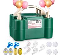 Asfasfq-Birshe Pompe À Ballon Électrique, 600w Gonfleur Ballon Electriqueavec Double Buse, Pompe Ballon Anniversaire, Accessoires Pour L'arche De Ballons Gratuits Pour Mariage Anniversaire Décoration