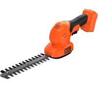 ASFASFq-BLACK+DECKER Combo 2 en 1 Scupte-Haies et Cisaille à Gazon - 18V - Lame Sculpte-Haies et Lame Cisaille 20 cm - Changement Lame sans Outil - Poignée Ergonomique - sans Batterie, Chargeur - BCS