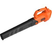 ASFASFq-BLACK+DECKER Souffleur Axial Sans Fil 18V, Souffleur de Feuilles Mortes avec 2 Vitesses et Racloir Intégré, Vitesse de Soufflerie 150 km/h, Sans Batterie, Ni Chargeur, BCBL200B-XJ Orange