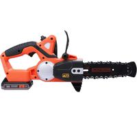 Asfasfq-Black+Decker - Tronçonneuse Sans Fil - 3,1 M/S - 2 Ah - Réservoir De 25 Ml - Double Interrupteur - Protection Main Gauche Et Frein De Chaine Instantané - Gkc1820l20-Qw