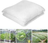ASFASFq-Blanc Filet Anti Insecte Potager 3 x 6 M, Filet Protection Potager, Filet Jardin Convient pour Protection Plantes Fleurs Légumes Fruits