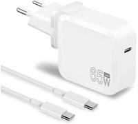 Asfasfq-Bloc Chargeur Usb C, Adaptateur Gan 65w, Compatible Avec Iphone 15/14 / 13/12 / 11 / P Ro Max/Xs/Xr/X, Samsung Galaxy, Ipad P Ro/Air/Mini, Macbook P Ro/Air, Etc