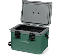 ASFASFq-BMX 21 Glacière spécialement conçue pour Le déjeuner et Le Chantier avec séparateur et Plateau d'insertion, 21 litres, Verte