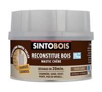 ASFASFq-BOIS - Pâte à Bois Charges Lourdes - Reconstitue les Parties Manquantes - Passages Fréquents et Charges Lourdes - Intérieur et Extérieur - Sec en 20min - Chêne - Technique Professionnelle - 1
