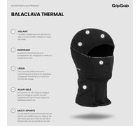 Asfasfq-Bonnet De Cyclisme Hiver Cagoule Thermique Fleece Balaclava Masque De Visage Doux Et Chaud Sous-Casque Pour Vélo
