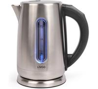 ASFASFq-Bouilloire à température variable 1,7 L - 2200W, acier inoxydable, temperature réglable, filtre anticalcaire amovible, couleurs changeantes, affichage LED