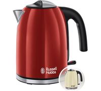 ASFASFq-Bouilloire Electrique [Economie d'Energie] Colours Plus Rouge (1,7L, 2400W, Ebulition Rapide, Ecoulement parfait, Niveau d'Eau Visible, Filtre Anticalcaire lavable) 20412-70