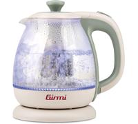 ASFASFq-Bouilloire + Théière Aux Herbes Bl41 dans Verre 1100 W, Sans Fil 1 Litre, Vert L'eau