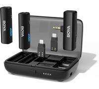 ASFASFq-Boya Boyalink Wireless Microphone set. incl 2 mic, charger all type of plugs (Boyalink)