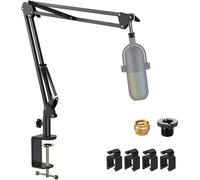 ASFASFq-Bras de Microphone Réglable, Support de Microphone Compatible Avec Seiren x Mini V2 V3 USB Streaming Microphone pour L'enregistrement, Les Jeux et Les Podcasts