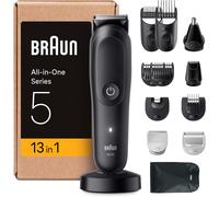 Asfasfq-Braun Tondeuse Electrique Tout-En-Un Pour Hommes Series 5 Aio5565 Noir, Etanche, Kit De Rasage 13-En-1 Avec Lame Ultra Affûtée, Coffret Avec 8 Sabots Pour Les Cheveux, La Barbe, Le Nez Et Le