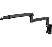 ASFASFq-Broadcast Low Profile Boom Arm, Premium Low Profile Microphone Smartfone et bras lumineux avec câble, rotatif à 360 degrés