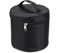 Asfasfq-Btsky Étui Rond À Fermeture Éclair Avec Poignée ¿ Étui De Rangement En Toile Pour Marqueurs Primascolor Et Marqueurs De Croquis Copic, Sac De Rangement Multifonction Pour Cosmétiques, Noir (S