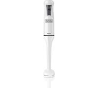 ASFASFq-BXHB500E - Mixeur plongeant 500W, compact, ergonomique, anti-éclaboussures, verre doseur, blanc