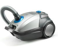 ASFASFq-BXVMB700E - Aspirateur traîneau avec Sac 700W, HEPA13, capacité 4L, Sabot parquet pour sols délicats, buse 2 en 1, Tube télescopique Aluminium 470 mm, Roues Caoutchouc Gris