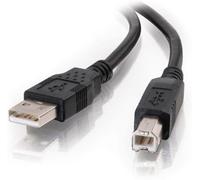 ASFASFq-C2G Câble d'imprimante USB 2.0 A vers B Compatible avec imprimantes et scanners HP, Epson, Brother, Samsung, Cannon et Tous Les Autres appareils USB A/B Noir 1 m
