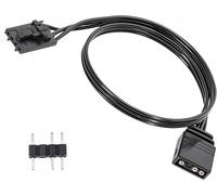 ASFASFq-Câble Adaptateur pour Contrôleurs Corsair, Compatible avec Ventilateurs QL LL120, Godlight Sync 4PIN ARGB, Splitter RGB, Hub de Contrôle, Câble ARGB, Adaptateur ARGB, Longueur de 25 cm