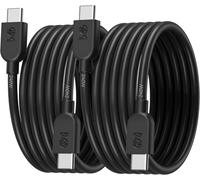 ASFASFq-Cable Matters lot de 2 Cable de charge Extreme Flexible 240W USB C 0,9m, noir, pour MacBook Pro, iPad Pro, iPhone 15 Pro, Apple Vision Pro (câble de recharge 140W USB C, câble USB C, sans vid