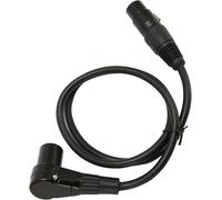 ASFASFq-Câble XLR Mâle vers XLR Femelle Câble équilibré XLR pour Cordon de Câble Câble XLR Coude Câble Mâle Coude Câble Métallique Son XLR Mixage pour Câble 2,5 Pieds Fever Câble