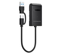 ASFASFq-cablecc Boîtier externe de station d'accueil NVME M.2 M-Key SATA NGFF SSD avec câble vers USB 3.0 Type-C Type-A Horizontal Type RTL9210B Chipset