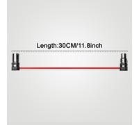ASFASFq-Câbles rotatifs à profil bas XLR mâle à 3 broches mâle à femelle-flexible, renforcés par Aramid pour Sony Canon Blackmagic Pro Cameras & Studio Audio (Red)