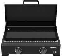 ASFASFq-Campingaz Othello 2L Plancha Gaz avec couvercle - Grill de table - Teppanyaki - Plaque de cuisson en acier émaillé - 2 brûleurs en acier avec technologie BlueFlame pour les grillades méditerr